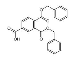 1,2-dibenzyl hydrogen benzene-1,2,4-tricarboxylate structure