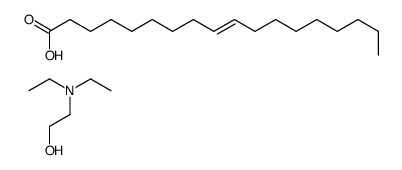 (9Z)-9-十八碳烯酸与N,N-(二乙基氨基)乙醇的化合物结构式