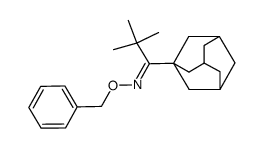 adamantan-1-yl-2,2-dimethylpropan-1-one-O-(phenylmethyl)oxime Structure
