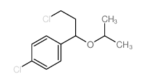 Benzene,1-chloro-4-[3-chloro-1-(1-methylethoxy)propyl]-结构式