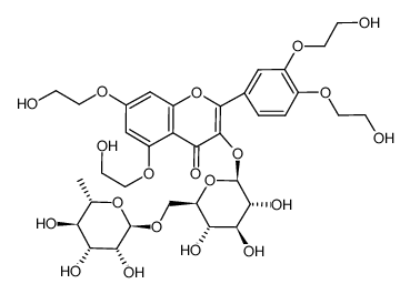 tetra(hydroxyethyl)rutoside结构式