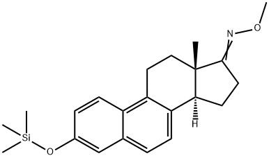 3-(Trimethylsiloxy)-1,3,5,7,9-estrapenten-17-one O-methyl oxime Structure