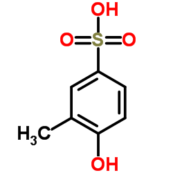 4-Hydroxy-3-methylbenzenesulfonic acid Structure
