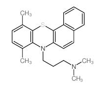 3-(8,11-dimethyl-7H-benzo[c]phenothiazin-7-yl)-N,N-dimethylpropan-1-amine结构式