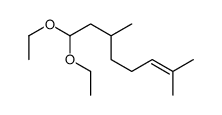 citronellal diethyl acetal Structure