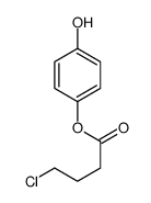 4-hydroxyphenyl 4-chlorobutyrate Structure