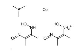 carbanide,cobalt,N-(3-nitrosobut-2-en-2-yl)hydroxylamine,trimethylphosphanium Structure