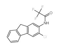 N-(3-chloro-9H-fluoren-2-yl)-2,2,2-trifluoro-acetamide结构式