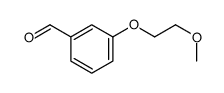 3-(2-甲氧基-乙氧基)-苯甲醛结构式