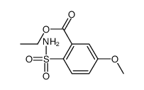 ethyl 5-methoxy-2-sulfamoylbenzoate结构式