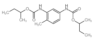 butan-2-yl N-[5-(butan-2-yloxycarbonylamino)-2-methyl-phenyl]carbamate structure