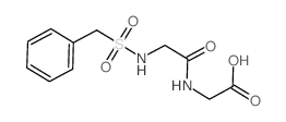 ({[(苄基磺酰基)氨基]乙酰基}氨基)乙酸结构式