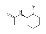 trans-1-(N-acetylamino)-2-bromocyclohexane结构式
