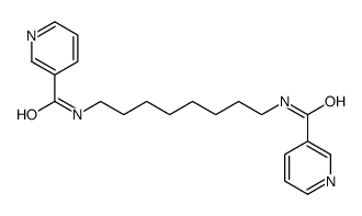 N-[8-(pyridine-3-carbonylamino)octyl]pyridine-3-carboxamide结构式