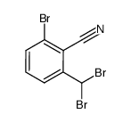2-bromo-6-(dibromomethyl)benzonitrile Structure