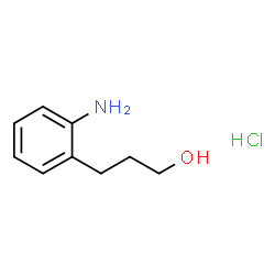 3-(2-氨基苯基)丙-1-醇盐酸盐结构式