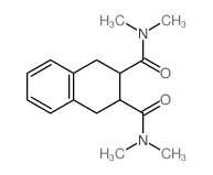N,N,N,N-tetramethyltetralin-2,3-dicarboxamide结构式