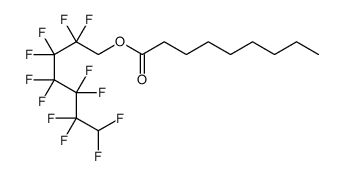 2,2,3,3,4,4,5,5,6,6,7,7-dodecafluoroheptyl nonanoate结构式