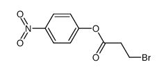 4'-nitrophenyl 3-bromopropionate结构式