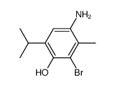 4-amino-2-bromo-6-isopropyl-3-methyl-phenol Structure