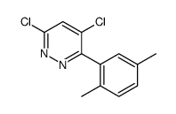 4,6-dichloro-3-(2,5-dimethylphenyl)pyridazine Structure