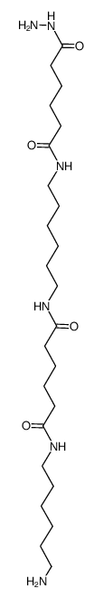 27-amino-6,15,20-trioxo-7,14,21-triaza-heptacosanoic acid hydrazide Structure