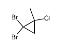 1,1-dibromo-2-chloro-2-methylcyclopropane结构式