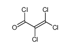 2,3,3-trichloroacryloyl chloride Structure