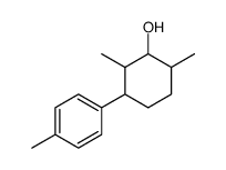 2,6-dimethyl-3-(4-methylphenyl)cyclohexan-1-ol结构式