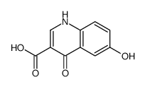 4,6-二羟基-3-喹啉羧酸结构式