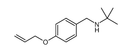 Benzenemethanamine, N-(1,1-dimethylethyl)-4-(2-propen-1-yloxy) Structure