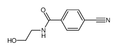 4-cyano-N-(2-hydroxyethyl)benzamide结构式
