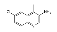 6-chloro-4-methylquinolin-3-amine Structure