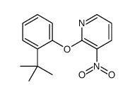 2-(2-tert-butyl-phenoxy)-3-nitro-pyridine结构式