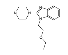 1-(2-ethoxyethyl)-2-(4-methylpiperazin-1-yl)benzimidazole结构式