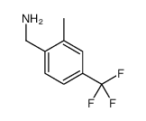 (2-甲基-4-(三氟甲基)苯基)甲胺结构式