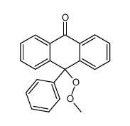 10-methylperoxy-10-phenyl-anthrone Structure