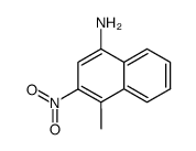4-methyl-3-nitro-[1]naphthylamine结构式