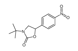 3-tert-butyl-5-(4-nitrophenyl)-1,3-oxazolidin-2-one Structure
