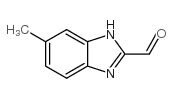 6-甲基-1H-苯并咪唑-2-甲醛结构式