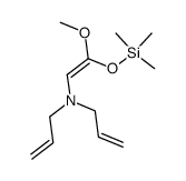 <<1-methoxy-2-(diallylamino)ethenyl>oxy>trimethylsilane Structure