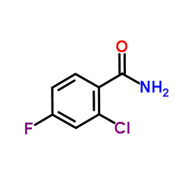 2-氯-4-氟苯甲酰胺结构式