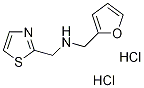 (2-呋喃甲基)(1,3-噻唑-2-基甲基)胺二盐酸盐结构式