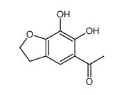 1-(6,7-dihydroxy-2,3-dihydro-1-benzofuran-5-yl)ethanone结构式