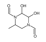 1,4-Piperazinedicarboxaldehyde,2,3-dihydroxy-5-methyl-(7CI)结构式