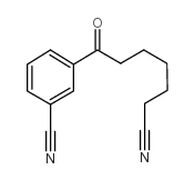 7-(3-CYANOPHENYL)-7-OXOHEPTANENITRILE结构式