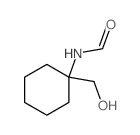 N-[1-(hydroxymethyl)cyclohexyl]formamide结构式