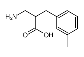 2-(aminomethyl)-3-(3-methylphenyl)propanoic acid Structure