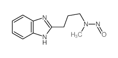 N-[3-(1H-benzoimidazol-2-yl)propyl]-N-methyl-nitrous amide结构式
