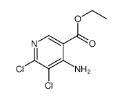 4-氨基-5,6-二氯烟酸乙酯结构式